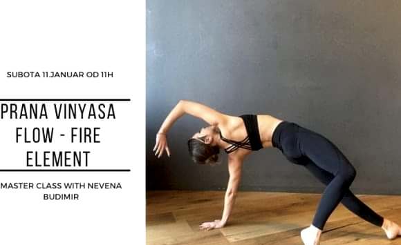 Prana Vinyasa Flow – Fire Element: master class sa Nevenom Budimir