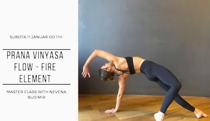 Prana Vinyasa Flow – Fire Element: master class sa Nevenom Budimir