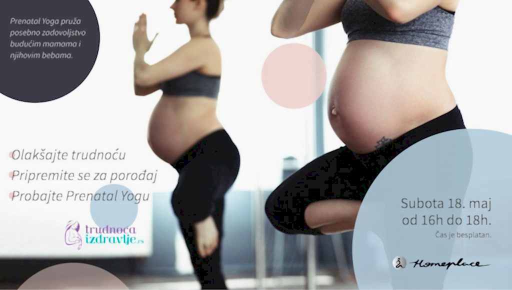 Prenatal Yoga – promotivni čas u maju