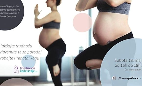 Prenatal Yoga – promotivni čas u maju