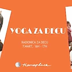 Yoga za decu – radionica u martu