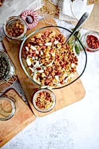 Tahini đumbir praznična granola - recept i foto: Jelena Malenović